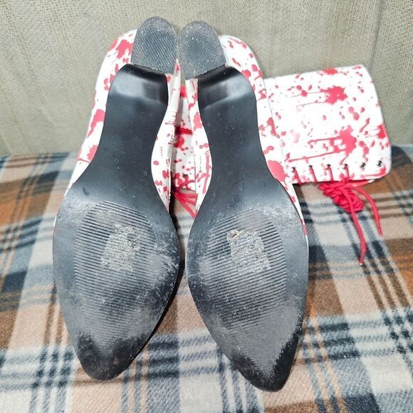 Funtasma Blood Splatter Boots - Picture 4 of 5